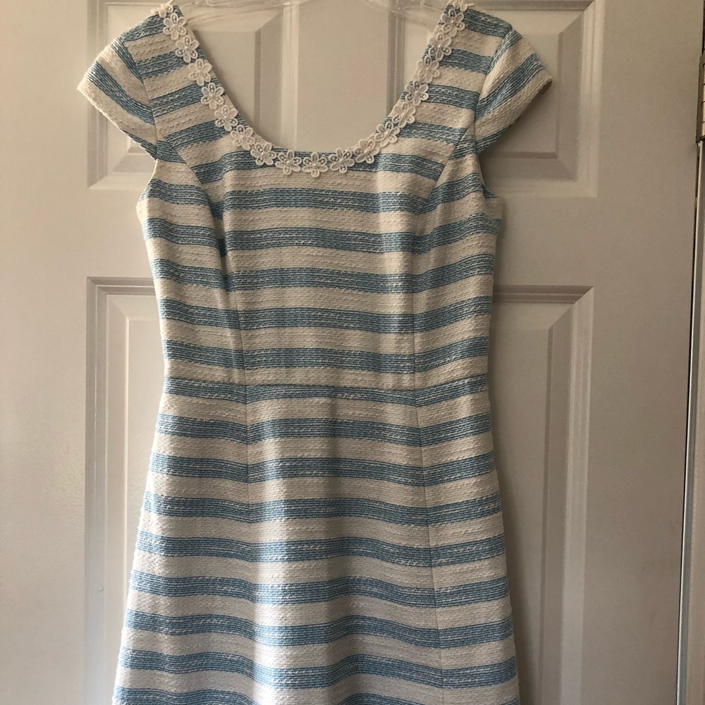 Lilly Pulitzer blue and white dress